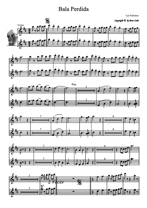 La imagen puede contener una previsualizacion de una partitura